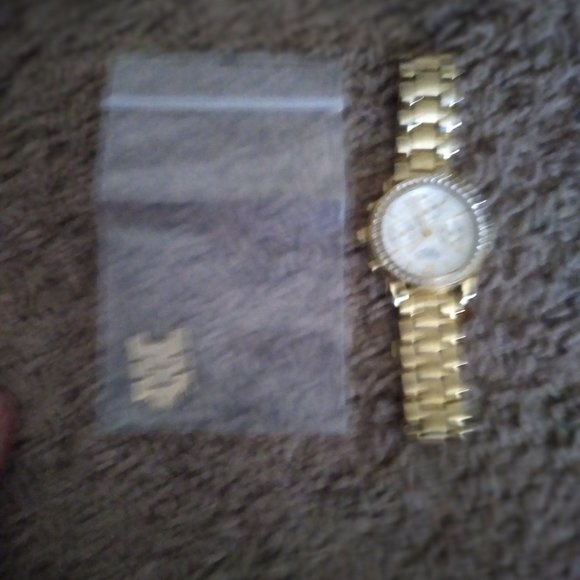 Coach Watch Ladies Gold with Crystal Trim - Picture 2 of 4